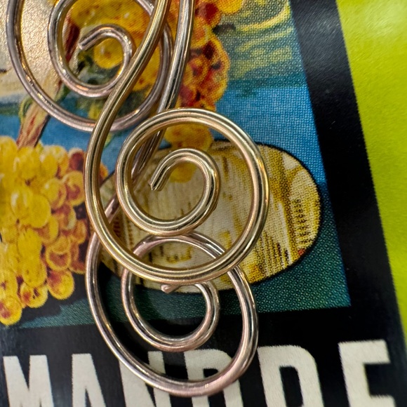 Vintage Handmade Quality Sterling Silver 925 drop dangle Earrings - Picture 10 of 15